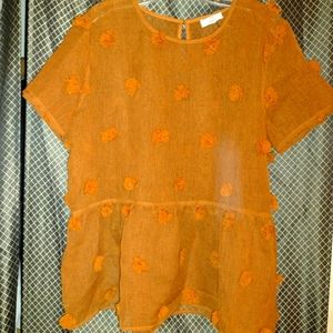 Entro orange shirt cover size large
